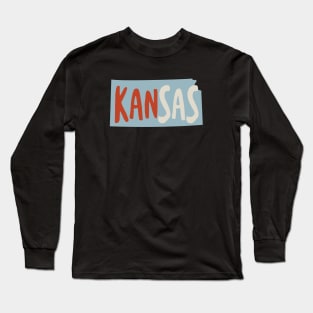 State of Kansas Long Sleeve T-Shirt